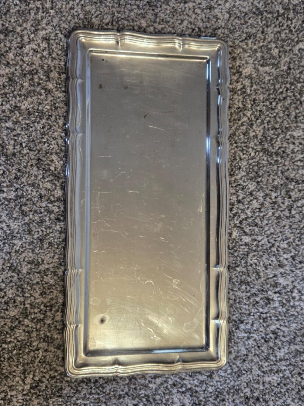 Vintage Dekra silver tray from Germany